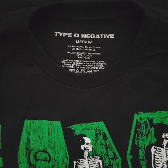 Type O Negative Coffins & Skeletons Shirt - Picture 2 of 4